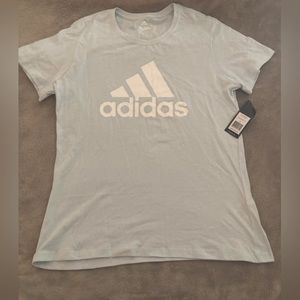 Adidas baby blue shirt